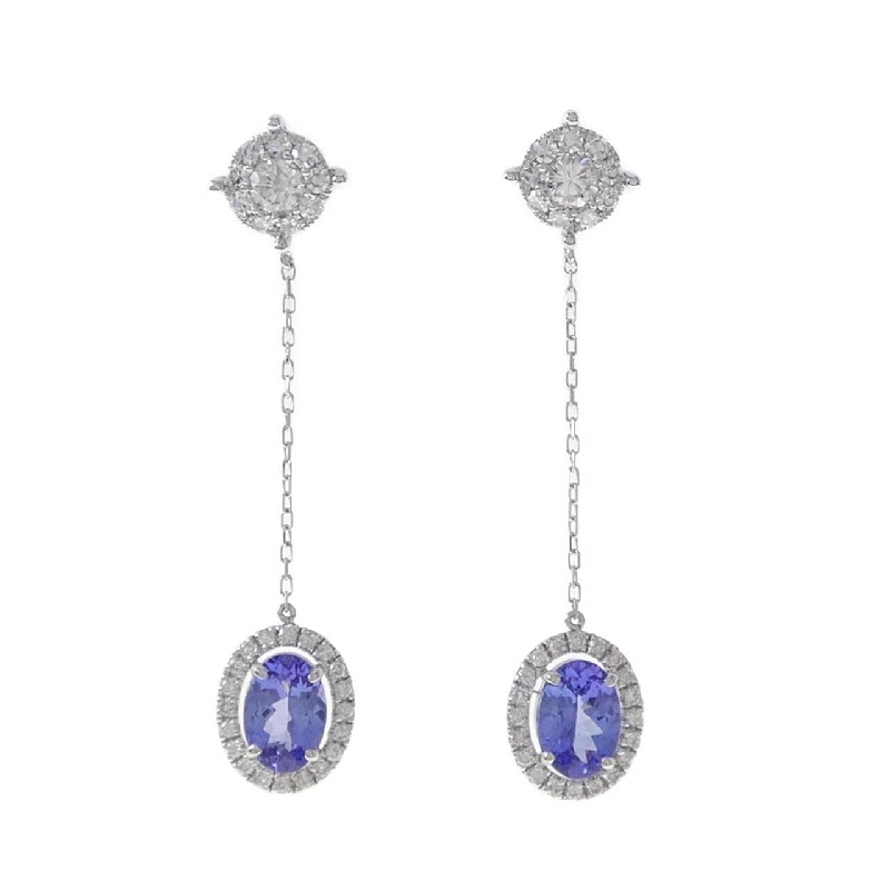 Bông tai Tanzanite K18WG 1.53CT - Hàng hiệu Chính hãng 874676