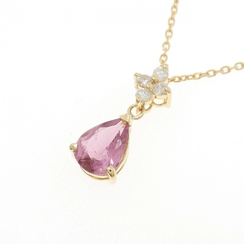 K18YG Tourmaline Necklace - Hàng hiệu Authentic 859931