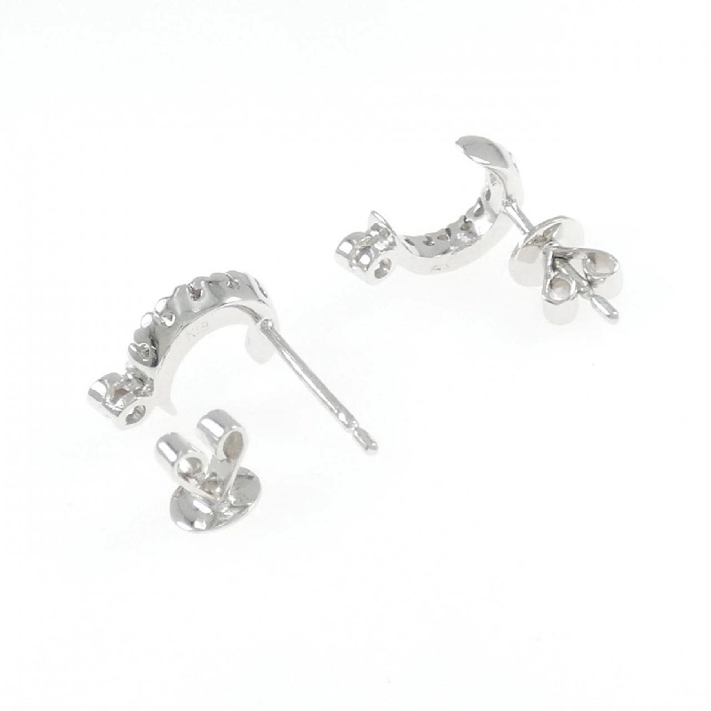 K18WG/750WG Bông tai kim cương - Hàng hiệu Authentic 872156