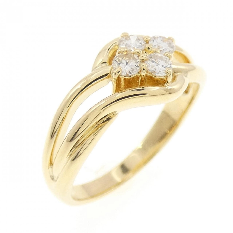 Nhẫn kim cương K18YG 0.20CT 672087