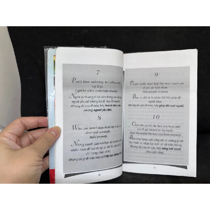 [Phiên Chợ Sách Cũ] 10 Nghịch Lý Cuộc Sống - Kent M. Keith Ph.D 2804, 2007 445716