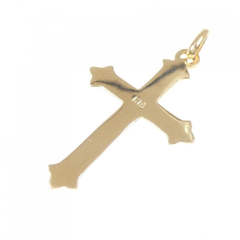 K18YG Mặt dây chuyền hình chữ thập - Hàng hiệu Chính hãng 864127