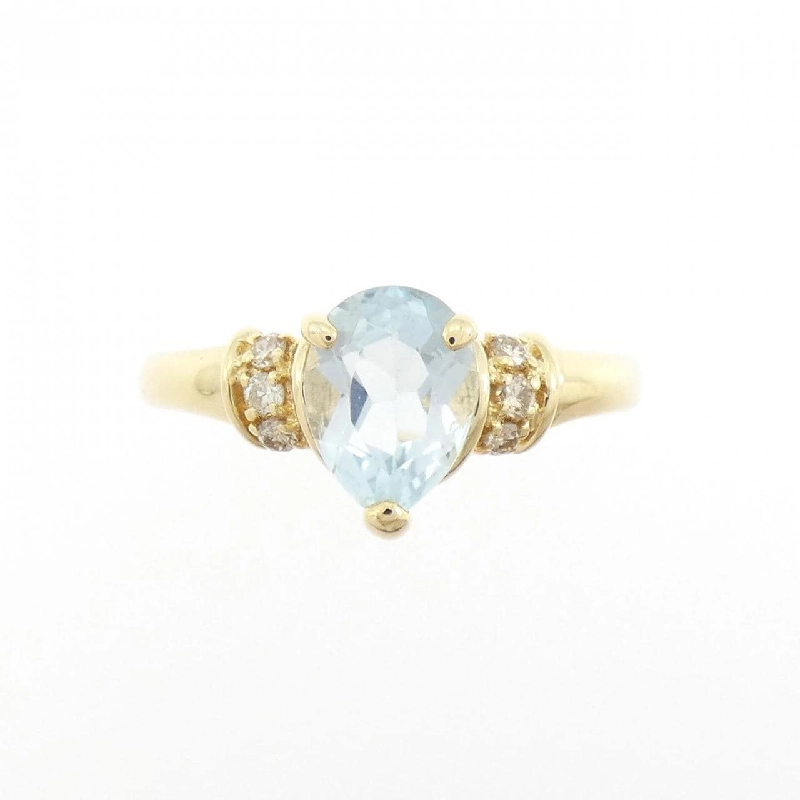 K18YG Nhẫn Blue Topaz - Hàng hiệu Chính hãng 846717