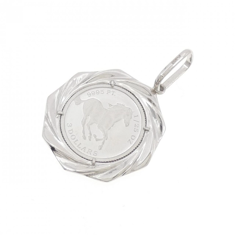 PT900(枠) Đồng xu Mặt dây chuyền - Hàng hiệu Authentic 862282