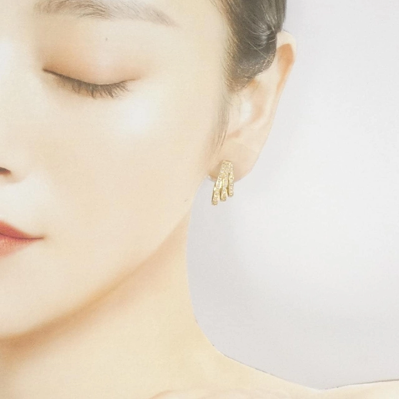 K18YG Bông tai/Khuyên tai Kim cương 0.85CT - Hàng hiệu Chính hãng 864152