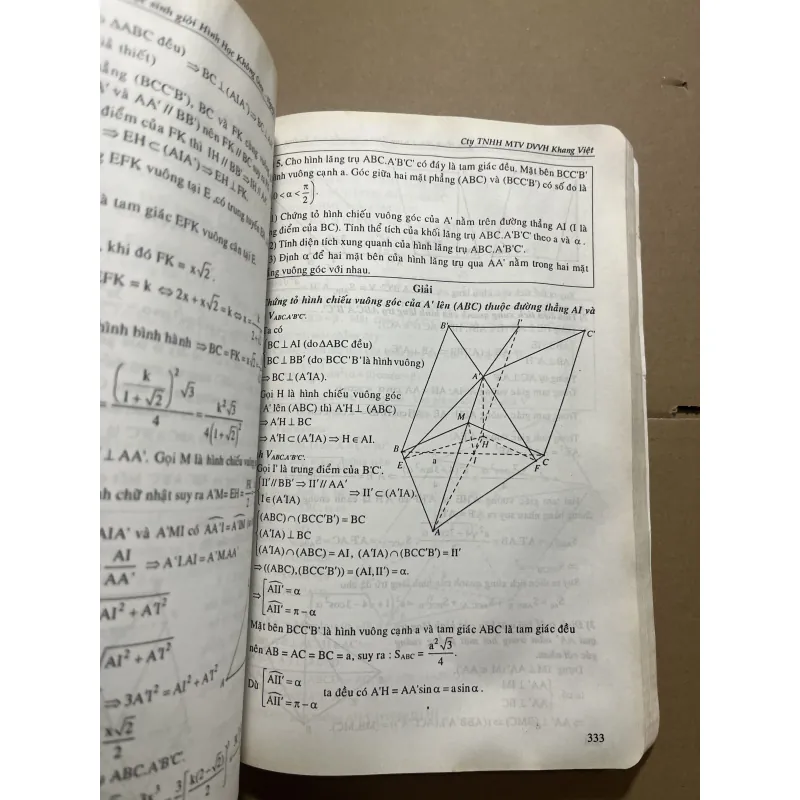 Bồi dưỡng hs giỏi hình học không gian 976811