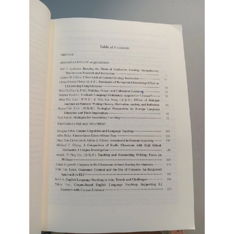 Festschrift for the English Teachers' Association-Republic of China On the Occasion of Its 20th Anniversary 452920