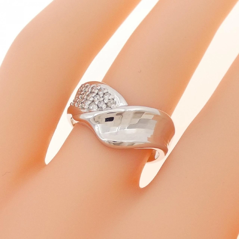 Nhẫn kim cương K14WG 0.14CT 669849