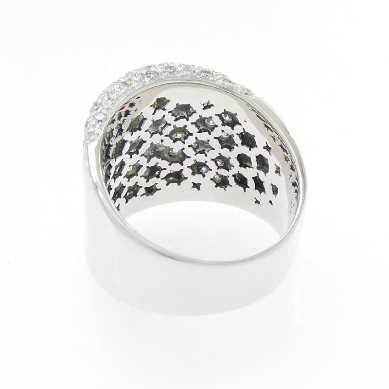 Nhẫn kim cương Pavé 750WG 1.85CT - Hàng hiệu Authentic 848600