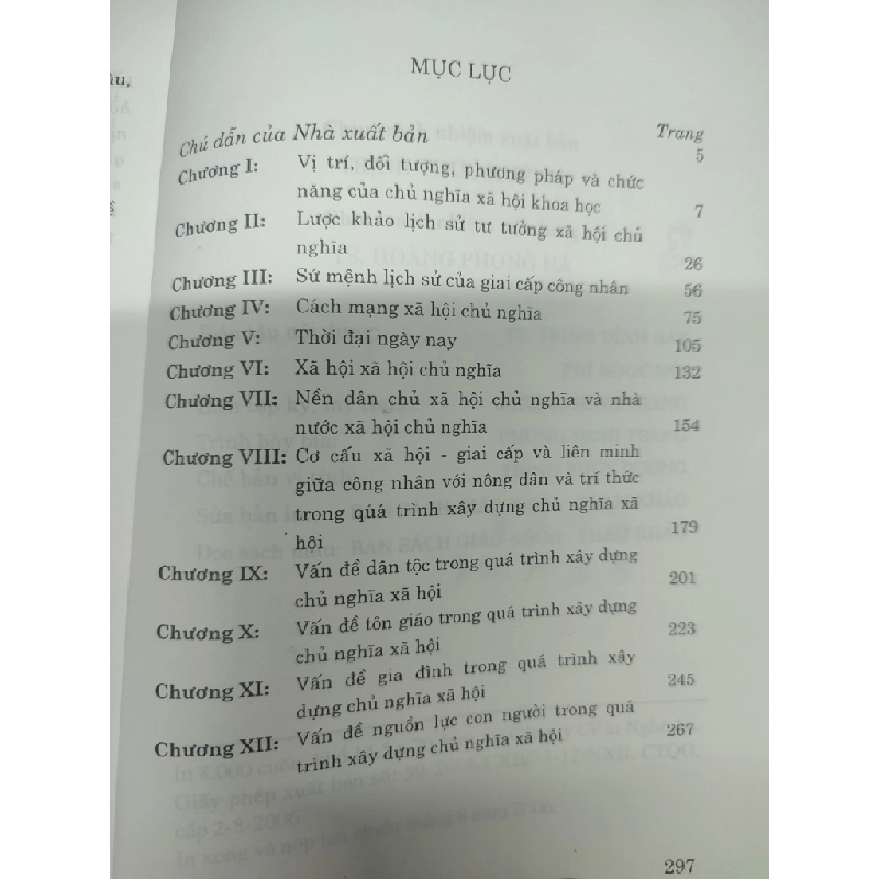 Giáo trình chủ nghĩa xã hội khoa học 2006 mới 70% ố có viết và highlight HCM0305 giáo trình chuyên môn 140279