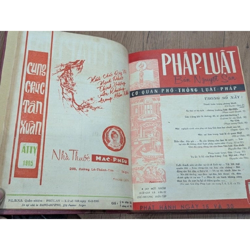 Tạp chí pháp luật ( bán nguyệt san ) - nhiều tác giả 1006760