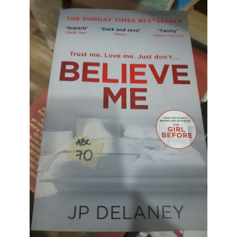 Believe Me - JP Delaney 173032