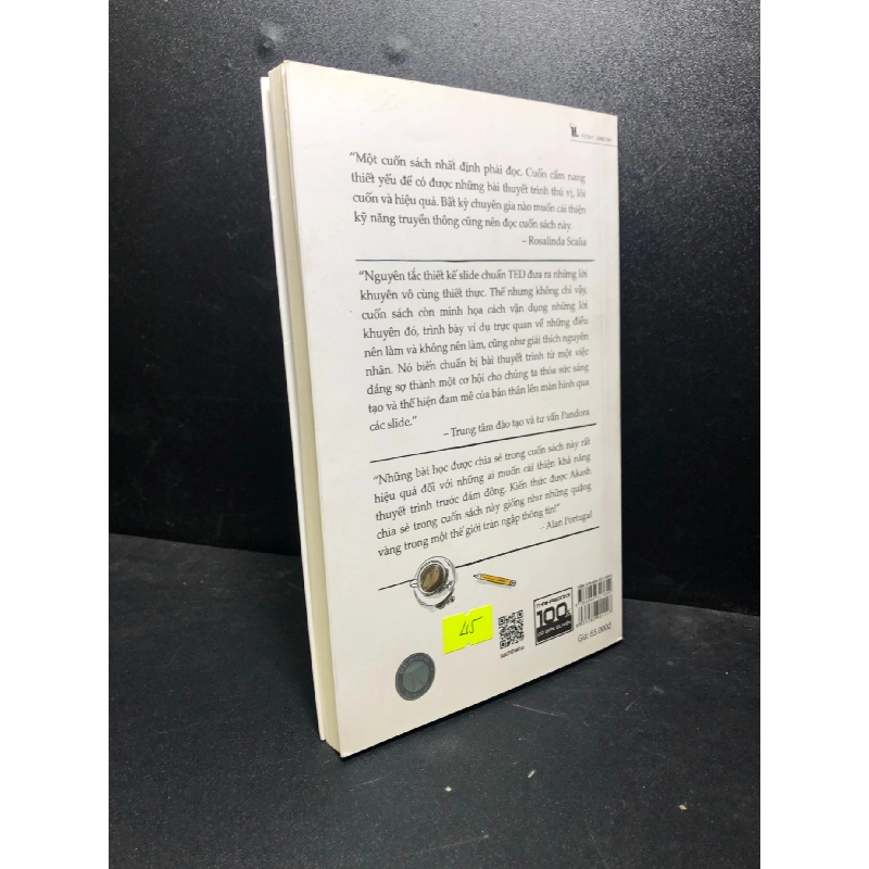 Nguyên tắc thiết kế slide chuẩn Ted Akash Karia 2019 bẩn bìa tróc gáy nhẹ new 90% HCM0601 kỹ năng 913083