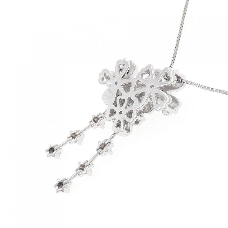 K18WG Hoa Kim Cương Dây Chuyền 1.00CT - Hàng hiệu Chính hãng 866460