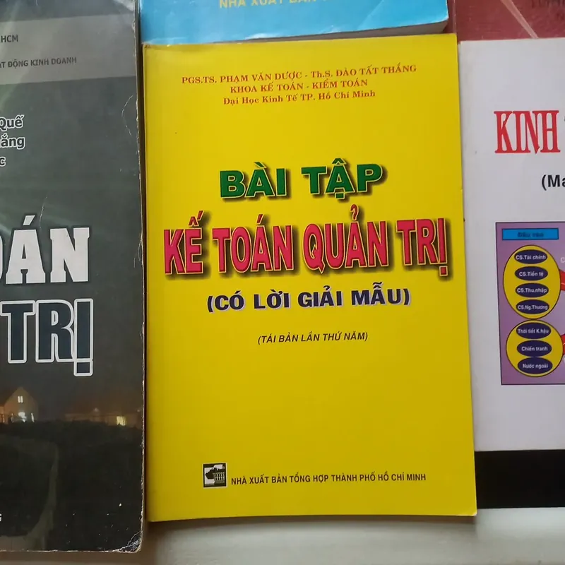 Combo sách giáo trình kinh tế - kế toán - quản trị 734641
