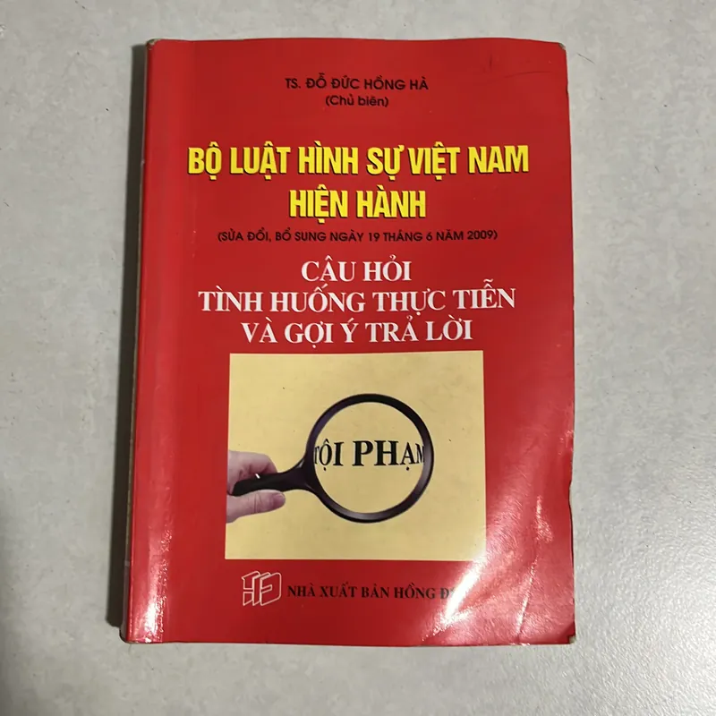 Bộ luật hình sự Việt Nam hiện hành 590318