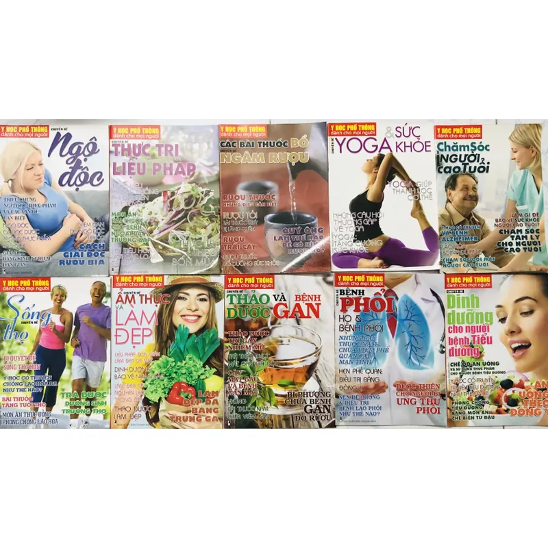 2). 10 CUỐN TẠP CHÍ Y HỌC PHỔ THÔNG  735138