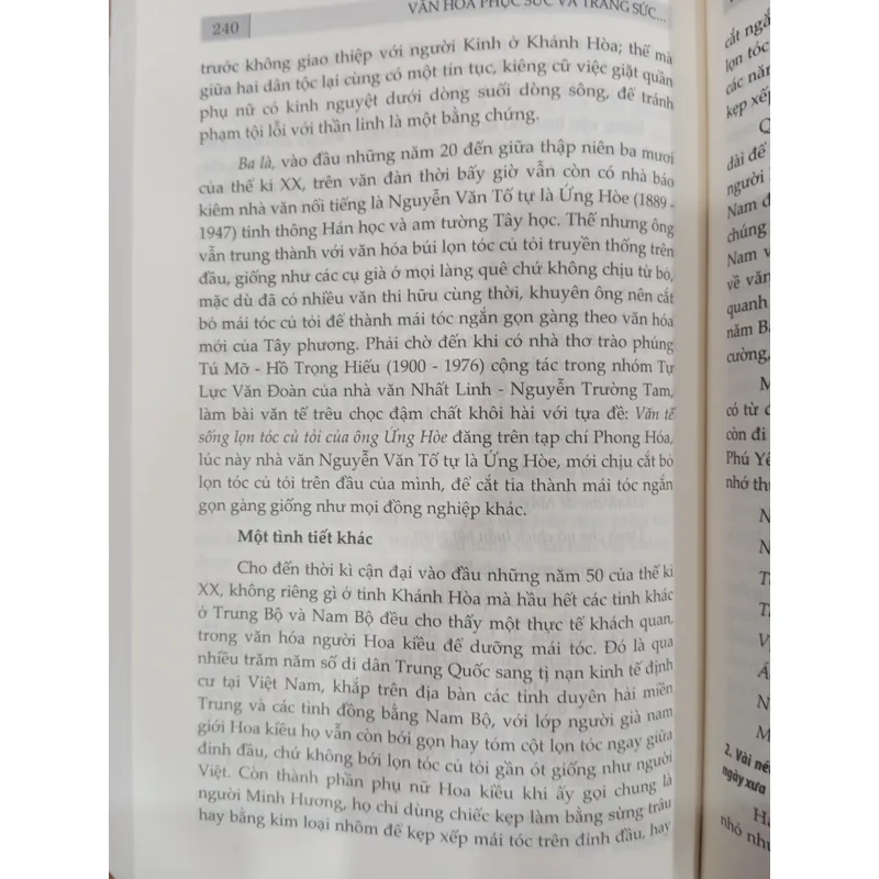 VĂN HOÁ PHỤC SỨC VÀ TRANG SỨC CỦA NGƯỜI KHÁNH HOÀ NGÀY XƯA 713920