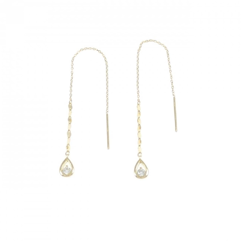 K18YG Bông tai kim cương - Hàng hiệu Chính hãng 875501