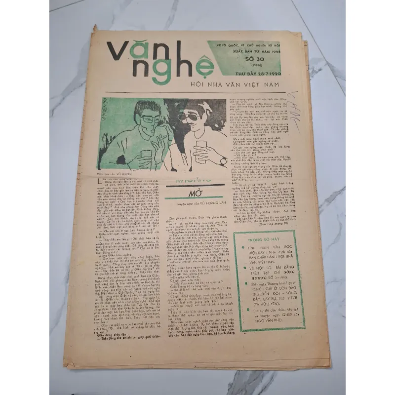 Báo Văn nghệ Số 30 (1594) - Vũ Hoàng Lâm - Truyện ngắn 960262