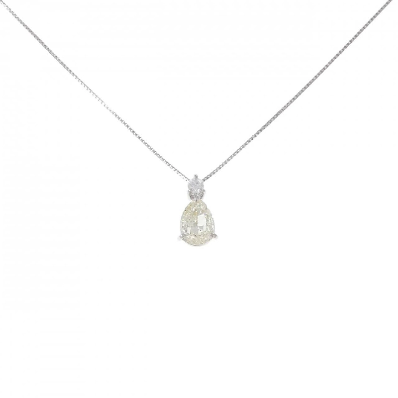 Dây chuyền kim cương PT900/PT850 1.003CT L SI2 cắt hình fancy - Hàng hiệu Authentic 875249