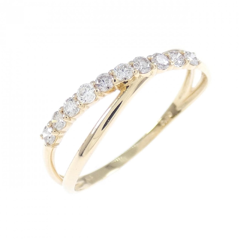 【Sản phẩm mới】Nhẫn kim cương K18YG 0.20CT 671620