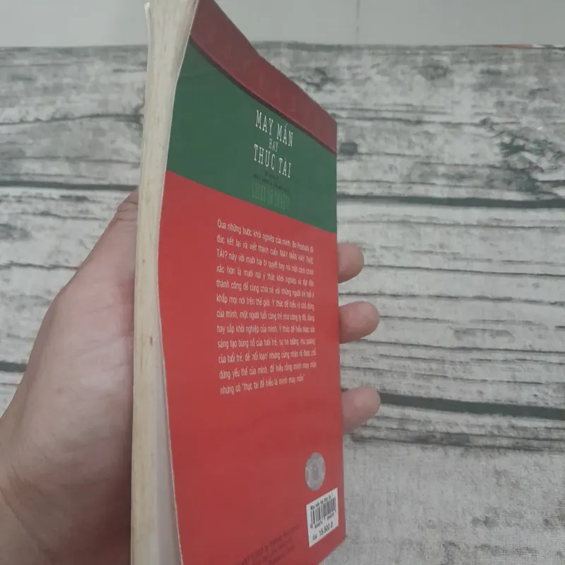 Sách khởi nghiệp. May mắn hay thực tài. Bí quyết khởi nghiệp. Bo Peabody 688812