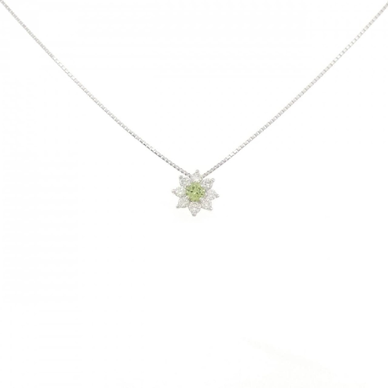 K18WG Đá Garnet Demantoid - Hàng hiệu Chính hãng 863066