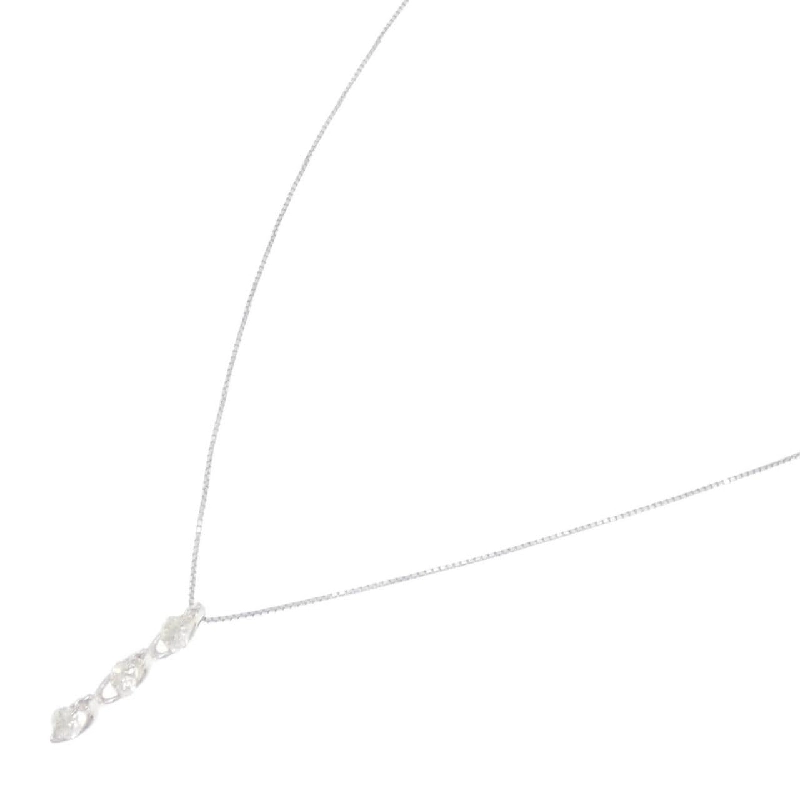 K18WG Dây chuyền kim cương ba viên 0.50CT - Hàng hiệu Chính hãng 866894