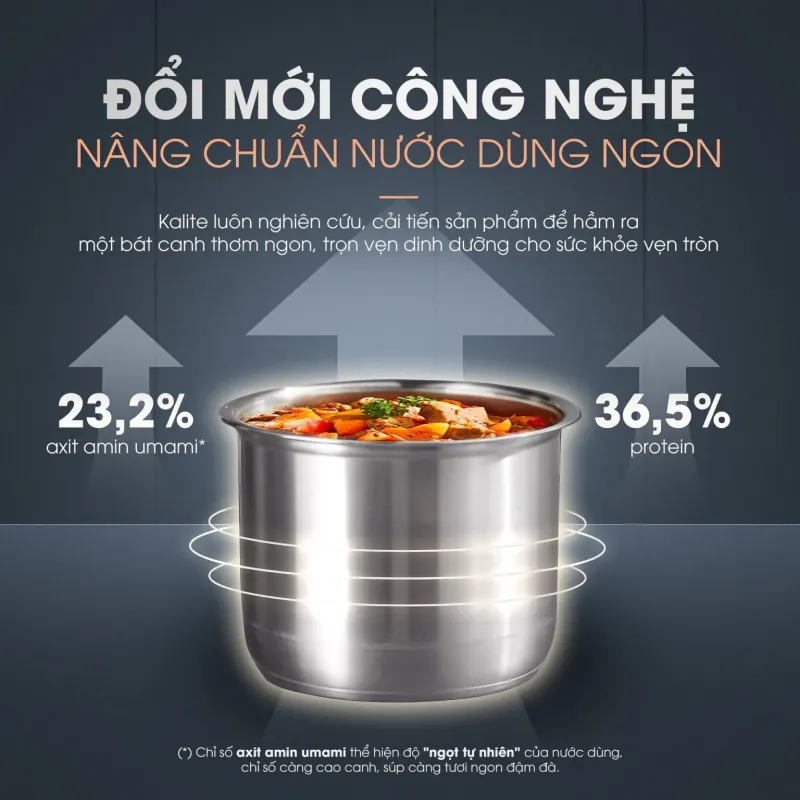 ⭐ KALITE KPC5001 – Nồi áp suất thông minh, đa năng, tiết kiệm điện, thời gian nấu! 707705
