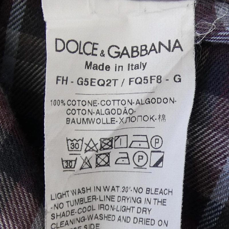 Dolce & Gabbana DOLCE&GABBANA G5EQ2T/FQ5F8 Áo sơ mi - Hàng hiệu Chính hãng 894588