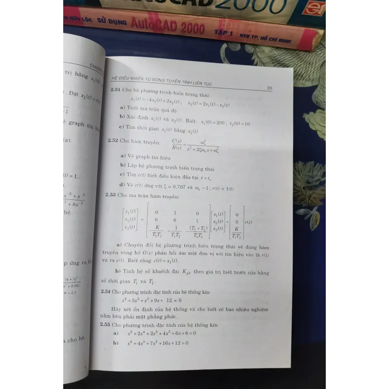 [Sách xưa] Bài tập điều khiển tự động - Nguyễn Thị Phương Hà - ĐH Quốc gia Tphcm 1004887