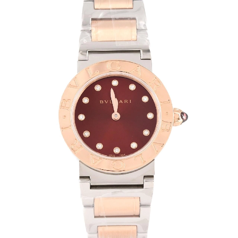 Bulgari Bulgari Bulgari PG kết hợp 12P BBLP26SG/BBL26C11SPG/12 SSxPG Quartz - Hàng hiệu Chính hãng 877688