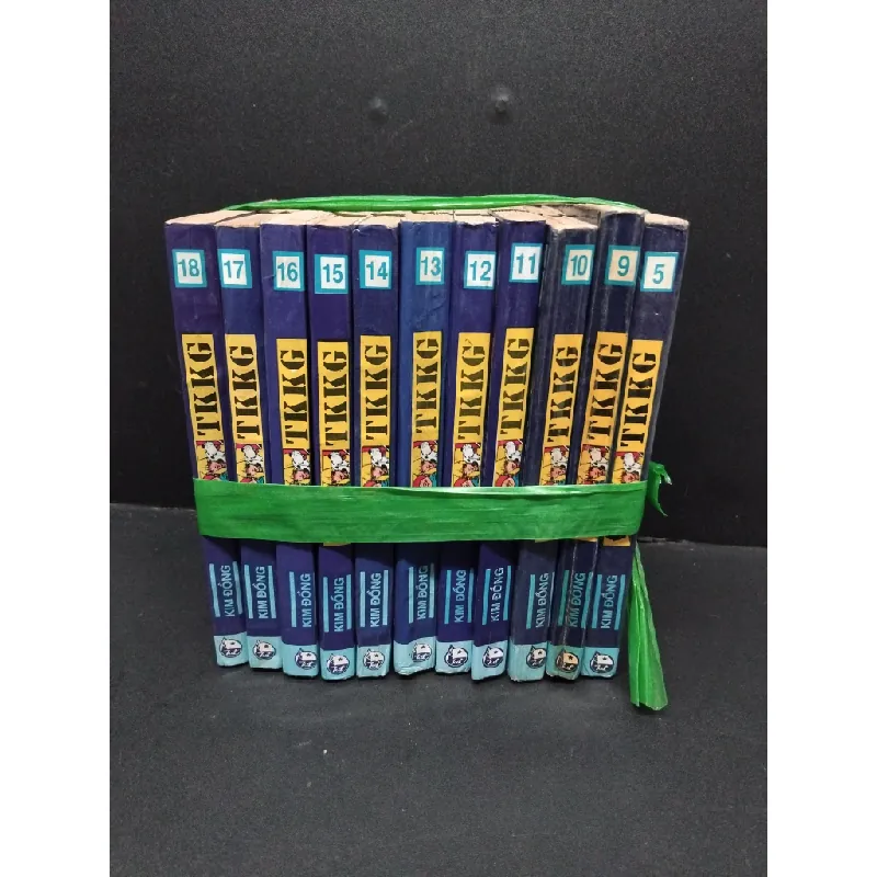 Bộ 11 cuốn Tứ quái TKKG (tập 5,9,10,11,12,13,14,15,16,17,18) mới 70% bẩn bìa, ố vàng HCM2110 Stefan Wolf VĂN HỌC 339752