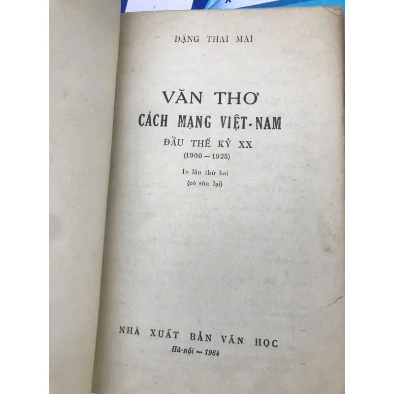 Văn thơ cách mạng Việt Nam đầu thế kỷ XX - Đặng Thai Mai - Nghiên cứu văn học / Lịch sử 796945
