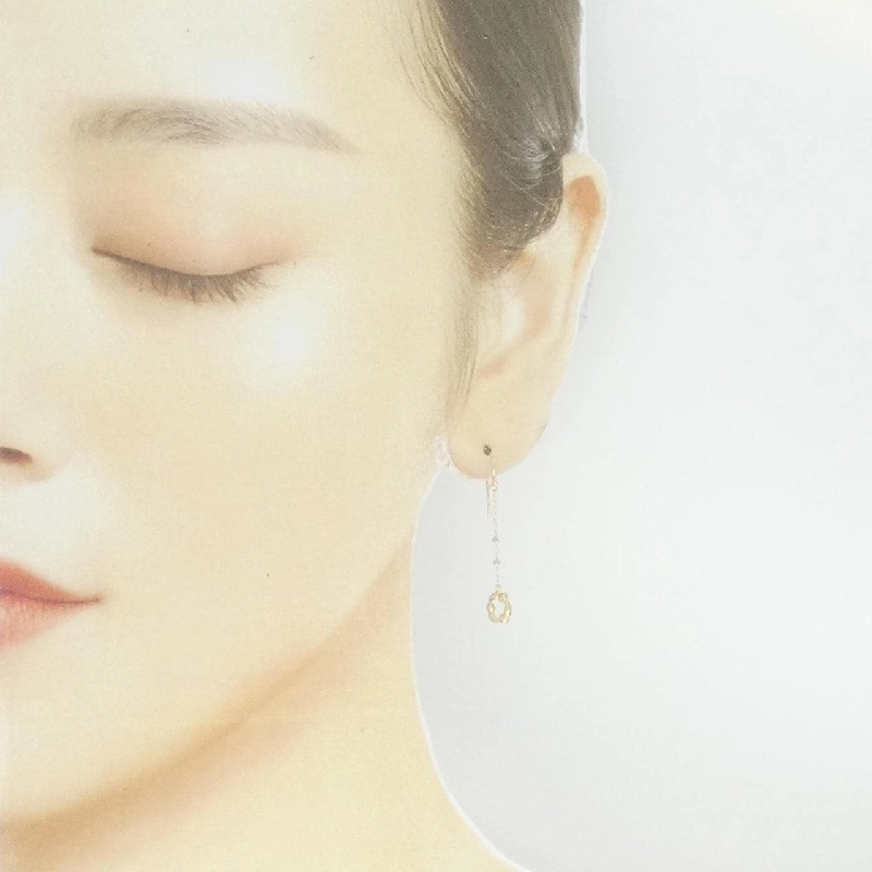 K18YG Bông tai kim cương 0.06CT - Hàng hiệu Chính hãng 877444