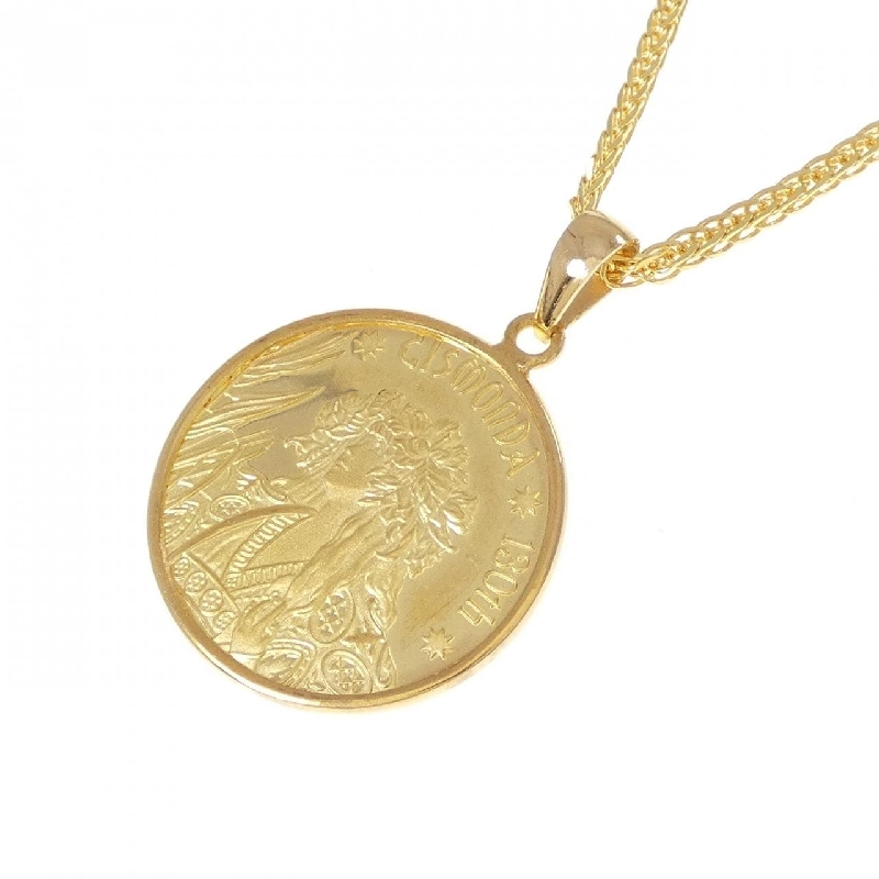 K24YG(枠) Dây chuyền đồng xu - Hàng hiệu Authentic 859246