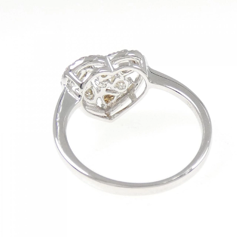 Nhẫn kim cương hình trái tim 750WG 0.52CT - Hàng hiệu Authentic 854167