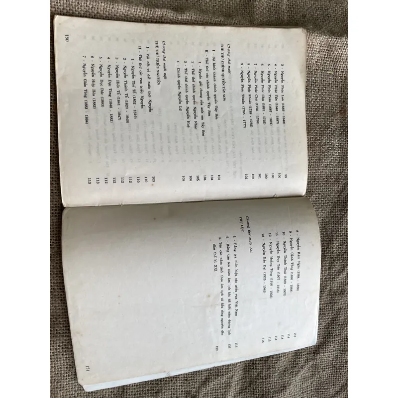 THẾ THỨ CÁC TRIỀU VUA VIỆT NAM - Nguyễn Khắc Thuần 680255