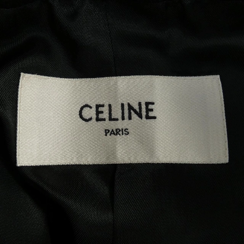 Áo khoác không cổ CELINE SPENCER CAPTAIN JACKET 2V75F6700 633984
