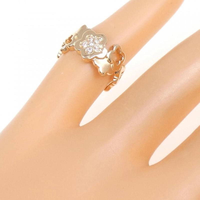 Nhẫn hồng ngọc hoa K18PG 0.05CT 670338