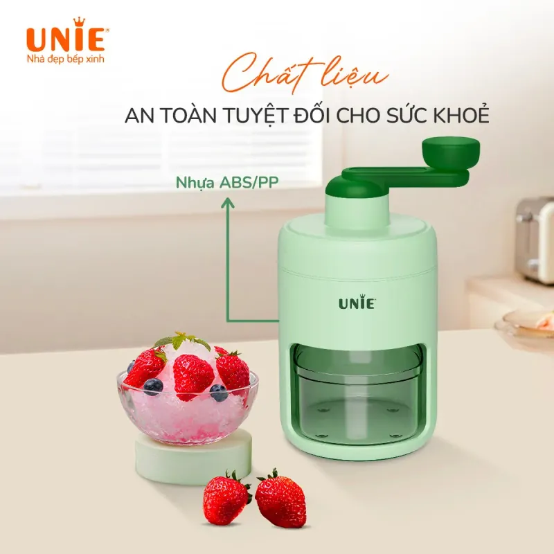 Máy bào đá mini Unie UIC20 lưỡi dao sắc bén, chất liệu nhựa ABS/ PP an toàn 957023