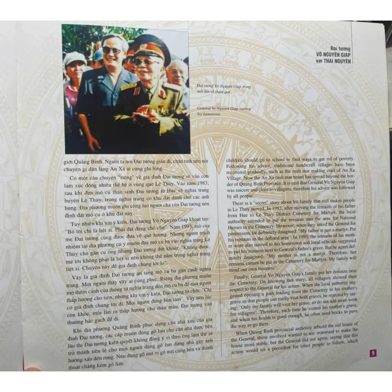 SÁCH ĐẠI TƯỚNG VÕ NGUYÊN GIÁP VỚI THÁI NGUYÊN 700733