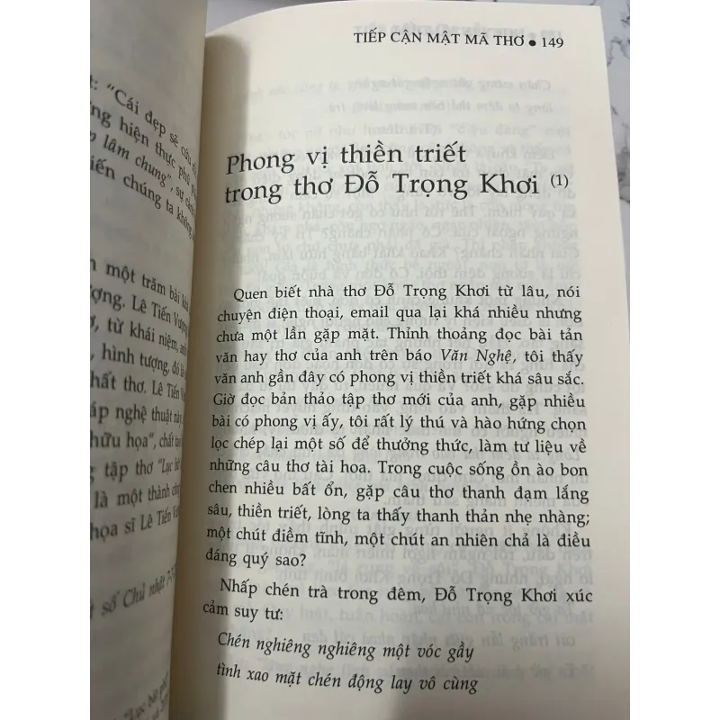 Tiếp cận Mật mã thơ - Nguyễn Vũ Tiềm (Có Chữ Ký Tác Giả) 991696