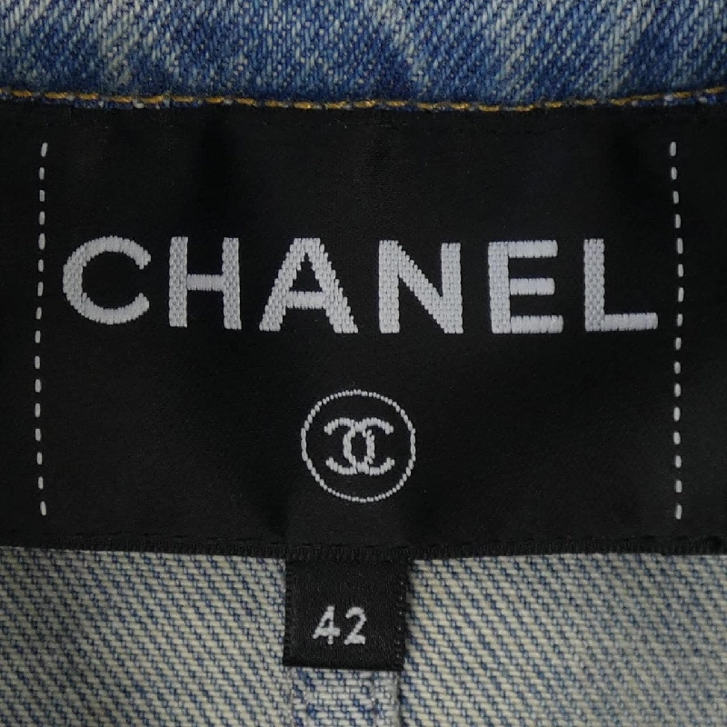 CHANEL LOOK31 P78301V70488 Áo khoác denim - Hàng hiệu Authentic 818233