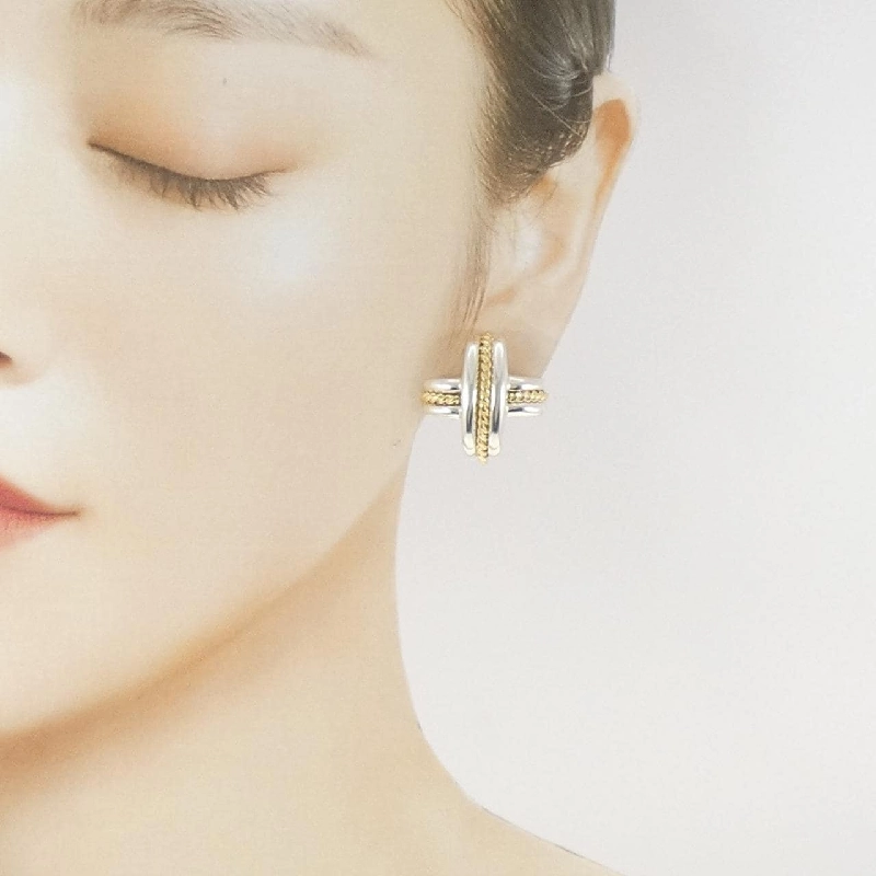 Bông tai Tiffany Signature một bên - Hàng hiệu Authentic 844942