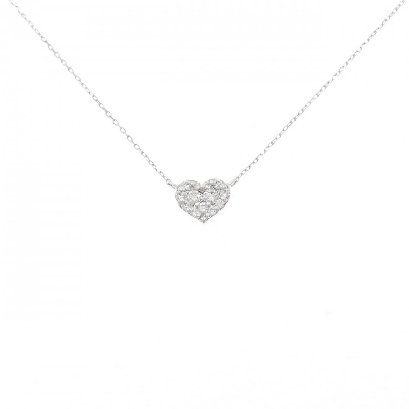 Ponte Vecchio Dây chuyền hình trái tim 0.13CT - Hàng hiệu Chính hãng 843030