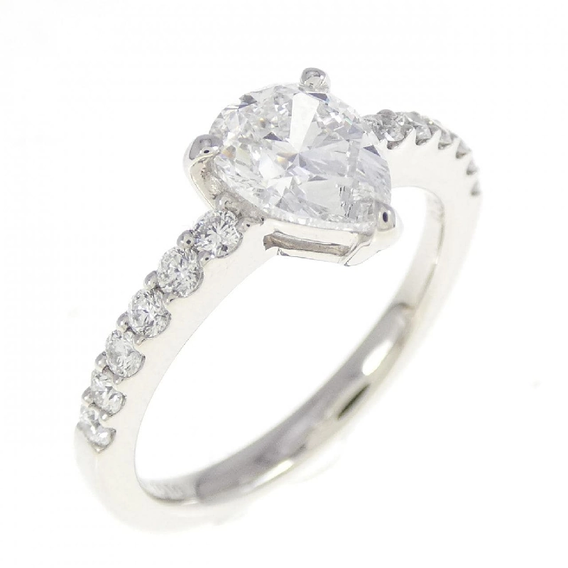 Nhẫn kim cương PT 1.010CT D VS1 hình giọt nước - Hàng hiệu Authentic 871476