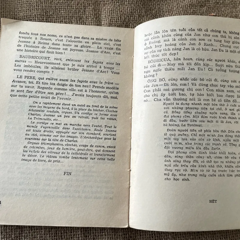 Jean Anouilh, Sơn ca -L'Alouette- song ngữ Pháp Việt  796446