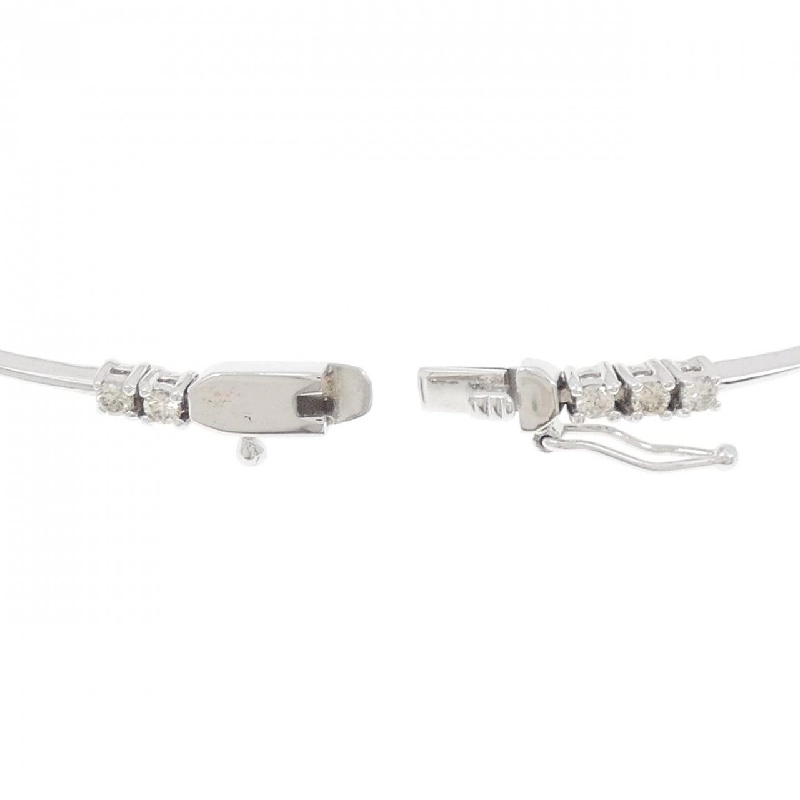 K18WG Vòng tay kim cương 1.00CT - Hàng hiệu Chính hãng 870802